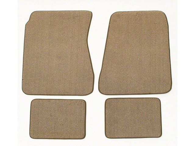 1968-1972 Chevelle Floor Mats, 80/20 Loop, Black, Acc