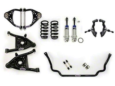 Detroit Speed Front Suspension Speed Kit 2 (68-72 Small Block V8/LS 442, Cutlass, Vista Cruiser)