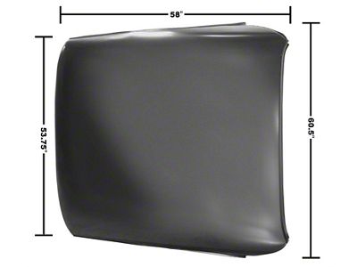 1968-1972 Chevelle Roof Panel, 2-Door Coupe