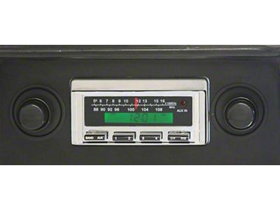 1968-1972 Chevy Nova Vintage Car Audio Stereo Radio KHE-100 AM/FM Manual Tuning Black Face