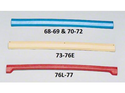 1968-1972 Corvette Coupe Rear Window Lower Trim (Sting Ray Sports Coupe)