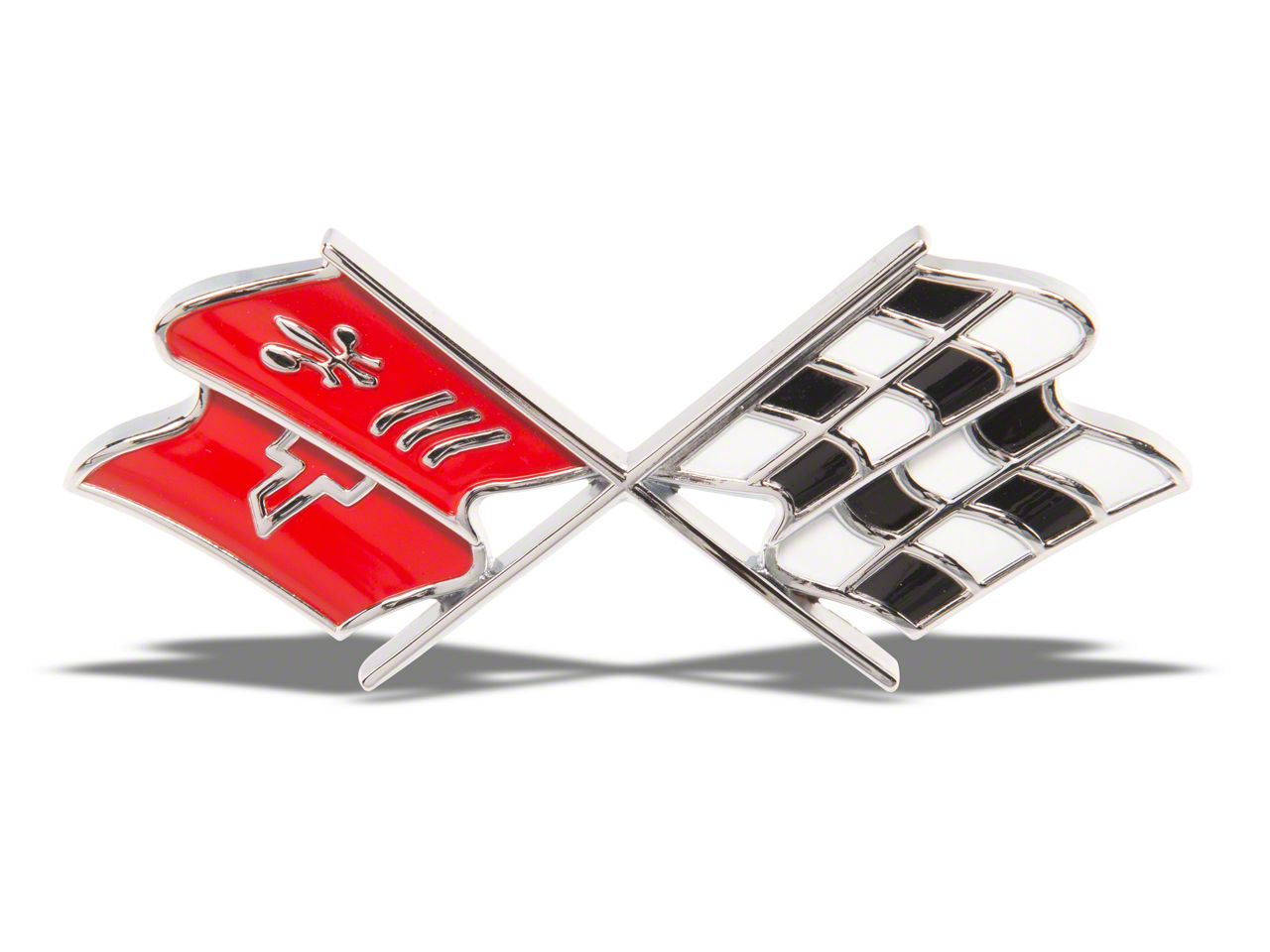 Ecklers Front X-Flag Emblem (68-72 Corvette C3)