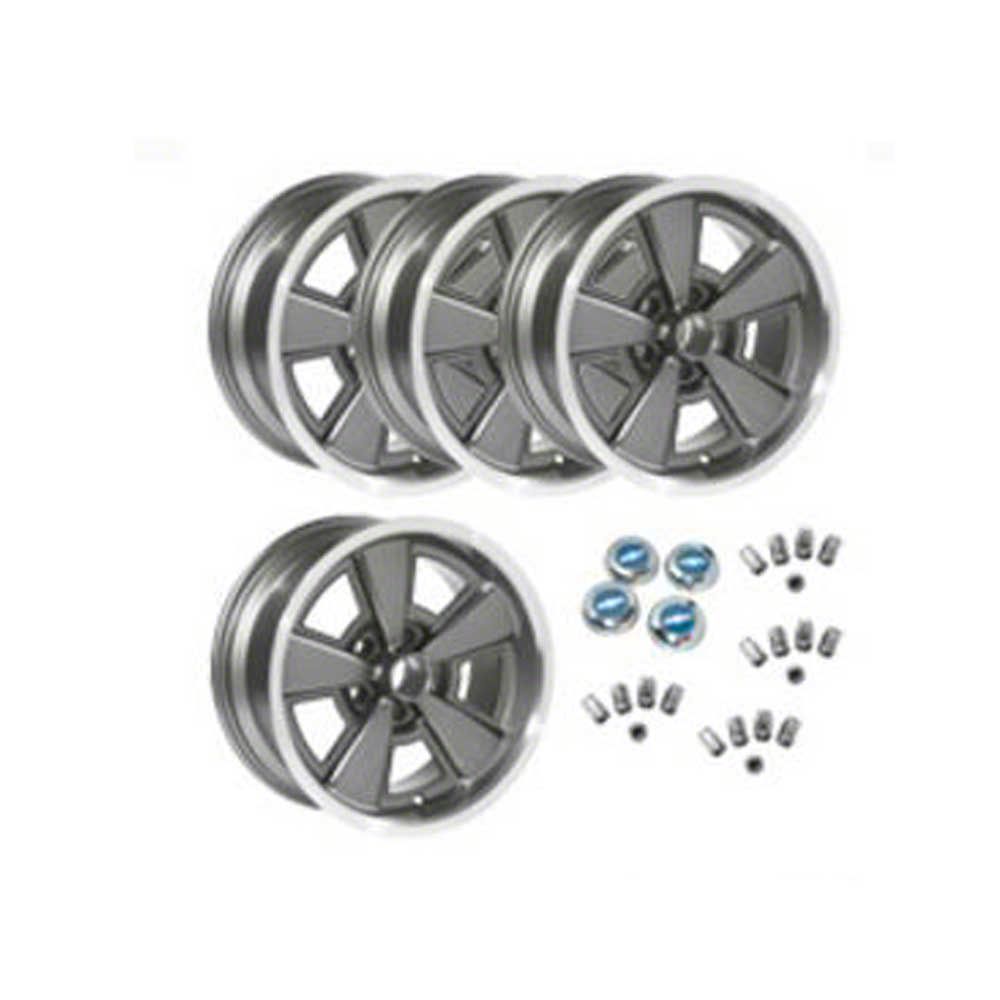 Ecklers El Camino Spider Style Center Caps, 2 Piece Set