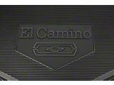 1968-1972 El Camino Legendary Floor Mats, Vintage Rubber, Block Letters With Bowtie, Show Correct