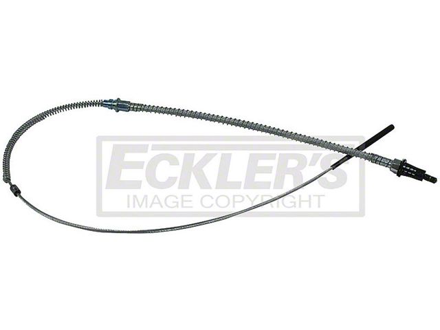 1968-1972 El Camino Parking Brake Cable Front With TH350 Or Manual Transmission OE Steel