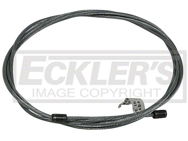 1968-1972 El Camino Parking Brake Cable, Intermediate, TH400, OE Steel