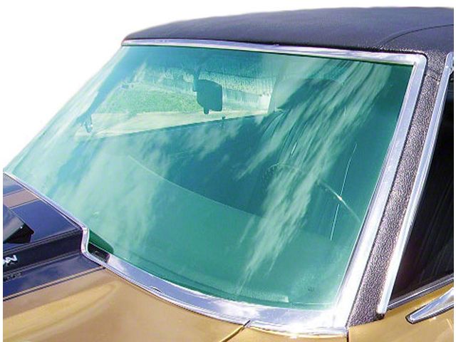 1968-1972 El Camino Windshield Glass, With Antenna, Tint