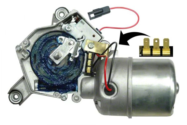 Ecklers Windshield Wiper Motor for Recessed Park Wipers (68-72 El
