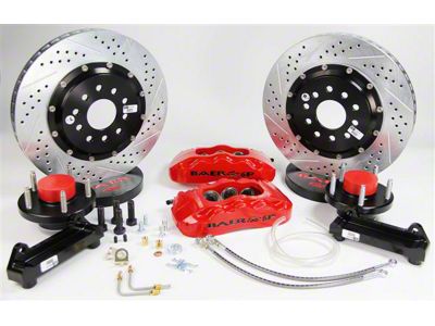 1968-1972 F-100 14 Pro+ Big Brake Kit, Front, Red Calipers