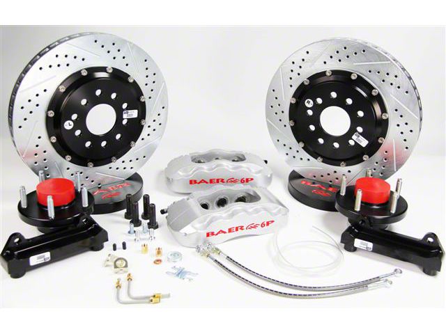 1968-1972 F-100 14 Pro+ Big Brake Kit, Front, Silver Calipers