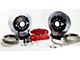 1968-1972 Ford F-100 14 Pro+ Big Brake Kit, Rear, Red Calipers With Parking Brake