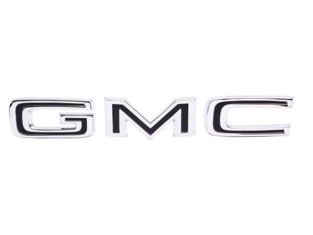 1968-1972 GMC Truck Hood Letters GMC, Sold as a Set