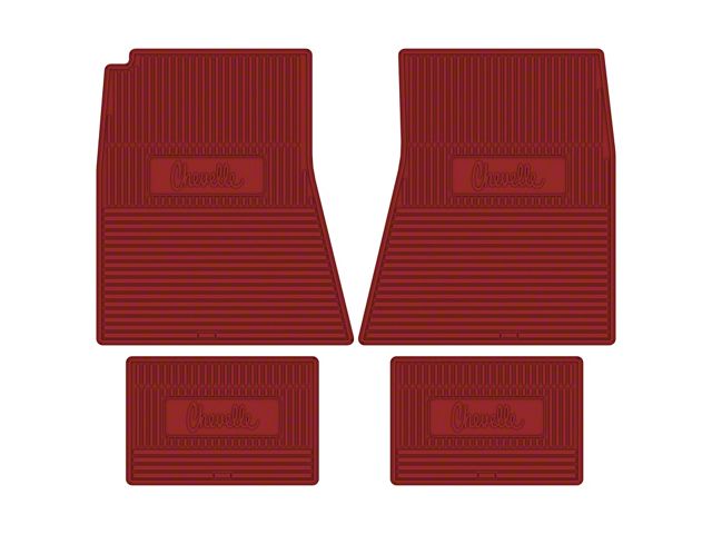 1968-1972 Legendary Auto Interiors Chevelle Floor Mats, Chevelle, Red