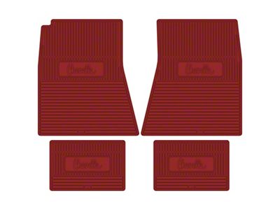 1968-1972 Legendary Auto Interiors Chevelle Floor Mats, Chevelle, Red
