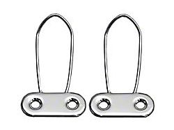 Nova Shoulder Harness Retainers, Pair (1968 Chevy II; 69-72 Nova)