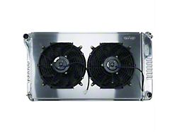 1968-1972 Skylark / Gran Sport Cold Case Performance Aluminum Radiator & Dual 12 Fan Kit, Big 2 Row, V8 With Manual Transmission