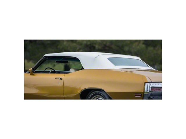 1968-1972 Skylark Including GS White Convertible Top With Tinted Glass Rear Window