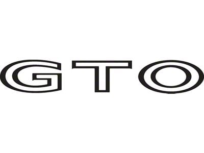 1968-1973 GTO Body Decal