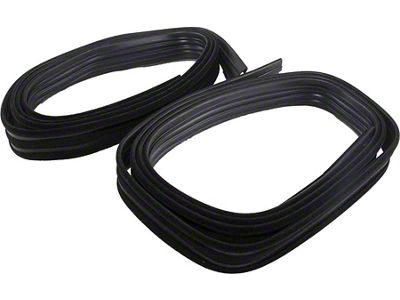 Door Glass Run Channel, Upper & Rear, 2 Door Sedan (1968 Chevy II; 69-74 Nova)