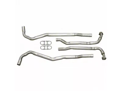 Exhaust Pipe Set; 2 to 2.50-Inch (68-74 Small Block V8 Corvette C3 w/ Manual Transmission)