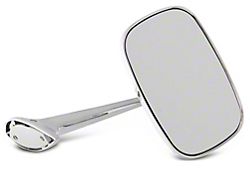 Outside Mirror; Chrome; Driver Side (68-74 Corvette C3)