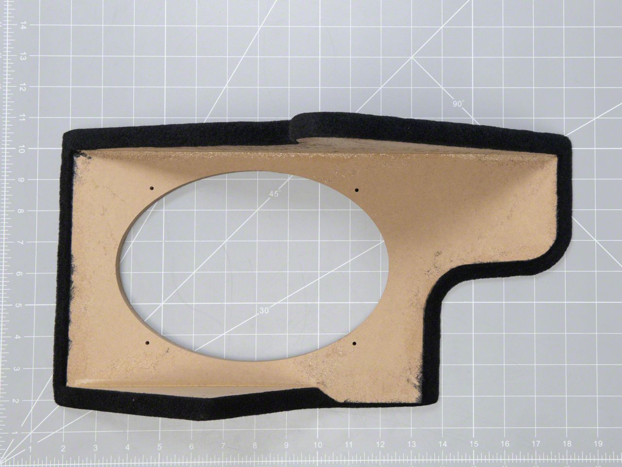 Ecklers Angled Design Rear Speaker Cabinets (68-77 Corvette C3)