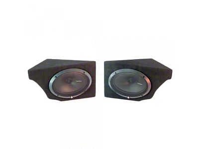 1968-1975 Corvette Convertible Custom Rear Speaker Cabinets With Speakers