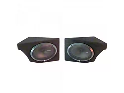 1968-1975 Corvette Convertible Custom Rear Speaker Cabinets With Speakers 
