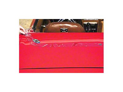 1968-1975 Corvette Deck Lid Protector Convertible Top Clear (Sting Ray Convertible)