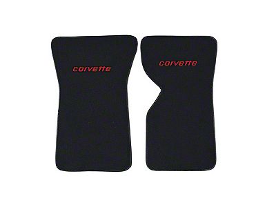 1968-1976 Corvette 80/20 Loop Floor Mats With Embroidered 07 Emblem