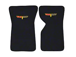1968-1976 Corvette 80/20 Loop Floor Mats With Embroidered 12 Emblem