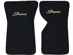 1968-1976 Corvette 80/20 Loop Floor Mats With Embroidered 13 Emblem