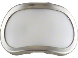1968-1976 Corvette Compartment Lamp Lens With Bezel Center Rear 