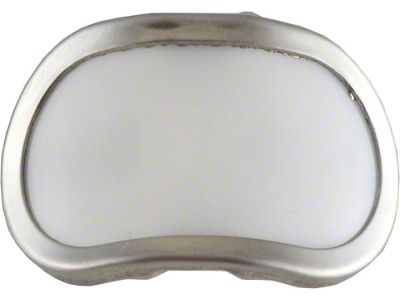 1968-1976 Corvette Compartment Lamp Lens With Bezel Center Rear