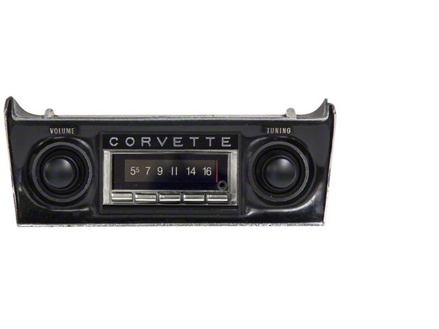 Custom Autosound 68-76 740 Radio,Corvete, w/Speakers