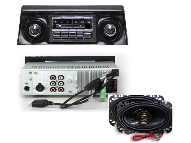 Custom Autosound 1968-1976 Corvette Slidebar Radio