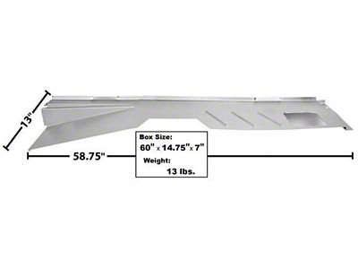 1968-1977 Bronco Cowl Top Lower Replacement Panel