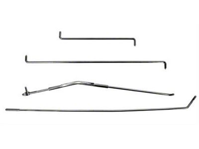 1968-1977 Bronco Door Latch Rod Kit - 4 Pieces - Right Side