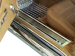 Doorsills,Polished Stainless Steel W/Brushed Inserts,68-77