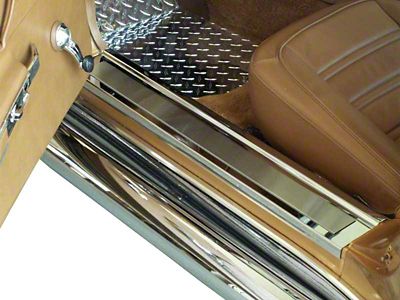 Doorsills,Polished Stainless Steel W/Brushed Inserts,68-77