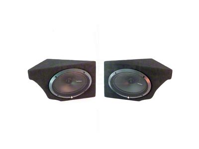 1968-1977 Corvette Custom Rear Speaker Cabinets With Speakers