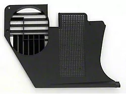 Lower Kick Panel, Right Front, Black, 1968-1977 