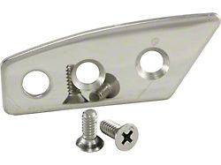 1968-1977 Corvette Roof Lock Pin Trim Plate Left 