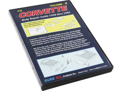 1968-1982 Corvette DVD Body Repair Guide Volume 4