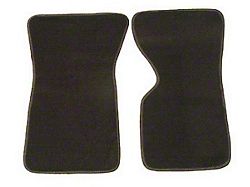 1968-1982 Corvette Floor Mats Front Cut-Pile Avery Basic Black