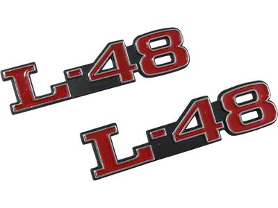 OPR 1968-1982 Corvette Hood Emblems L48