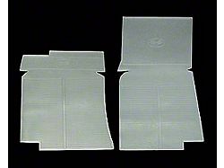 1968-1982 Corvette Rubber Floor Mats Clear