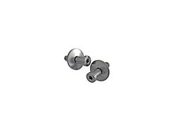 1968-1982 Corvette Totally Stainless Door Lock Striker, Stainless Steel, Pair 