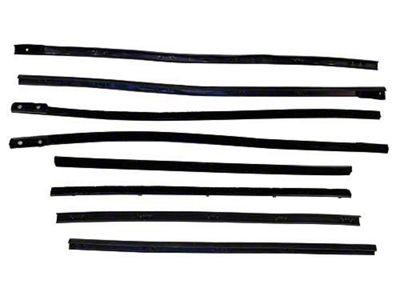 Belt Weatherstrip Kit - 8 Pieces (68-69 Fairlane; 68-69 Montego; 68-69 Torino)