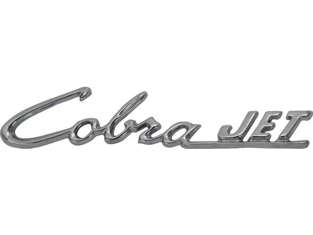 1968-72 Ford Hood Scoop Emblem Cobra Jet